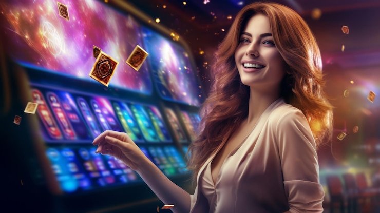Tampilan layar permainan Microgaming dengan antarmuka pengguna yang jelas dan kontrol intuitif